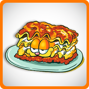 Lasanha do Garfield.