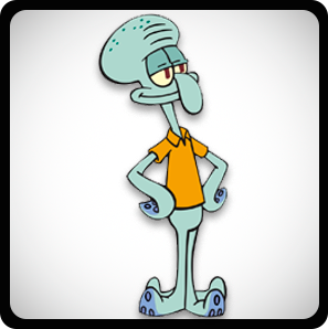 Squidward, personagem de Spongebob.