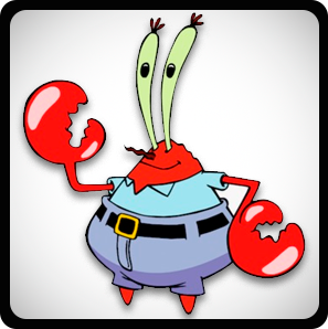 Sr. Krabs, personagem de Spongebob.