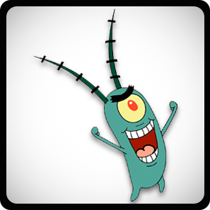 Plankton, personagem de Spongebob.
